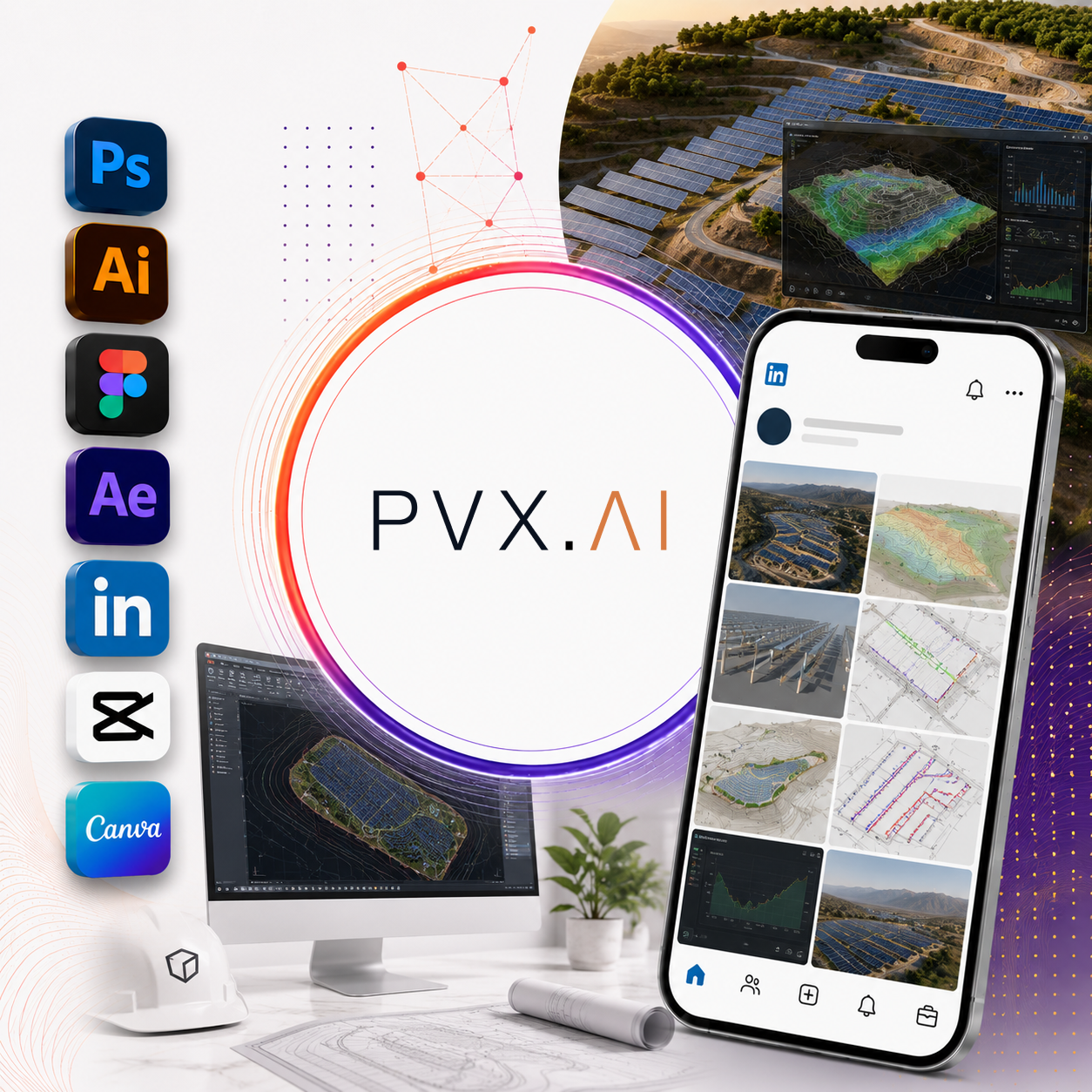 pvX Linkedin yönetimi ve tasarım çalışması